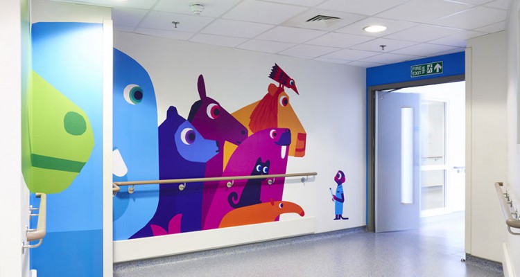 Umelci premenili nemocnicu na krajšie miesto pre deti