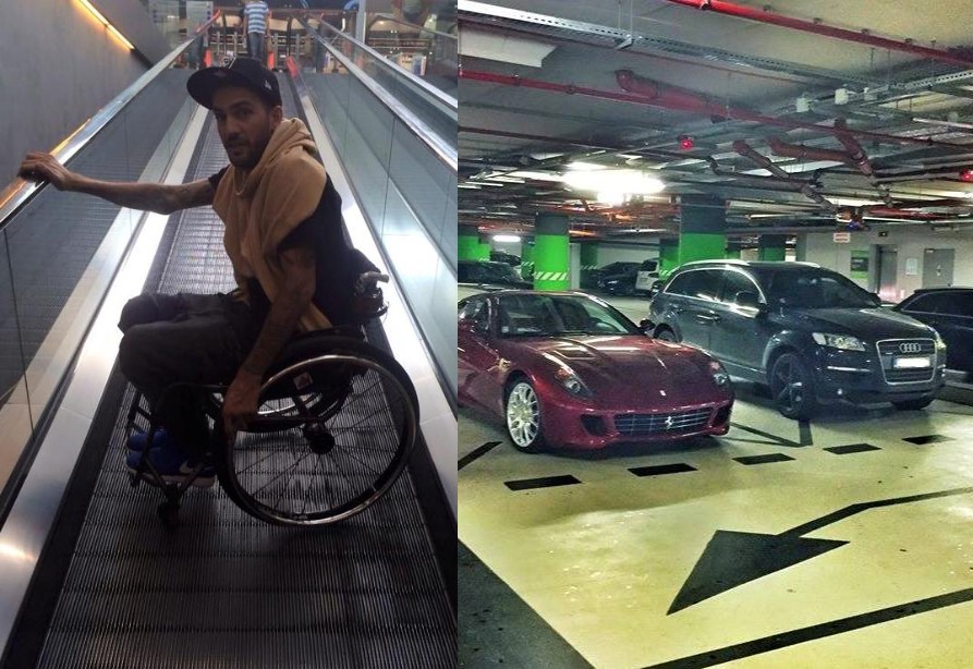 Slovenský vozíčkar na svojom Facebooku ostro kritizoval ľudí, ktorí parkujú na miestach pre postihnutých