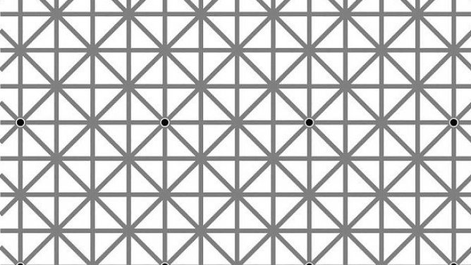 Optický klam: Koľko vidíte čiernych bodiek? Toto vám pekne zamotá hlavu!