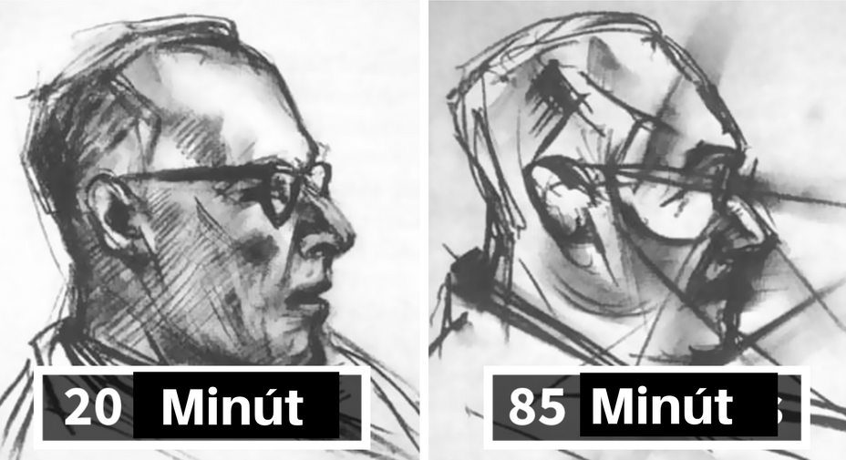 LSD experiment odhalil, aký vplyv má táto látka na umelca, ktorý 9 krát kreslí ten istý obraz 9 krát