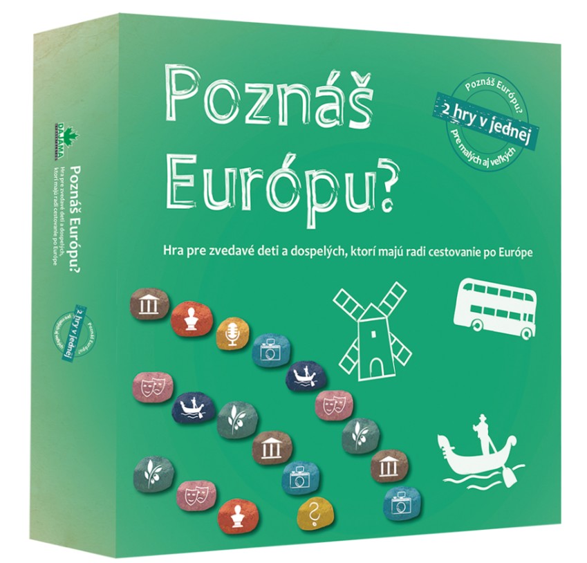 Kniha pre teba: Zahrajte si hru Poznáš Európu?
