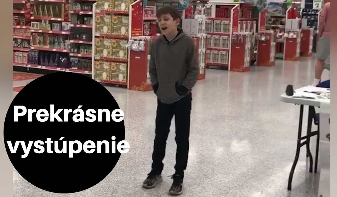 To, ako spieval v supermarkete autistický chlapec, okúzlilo všetkých