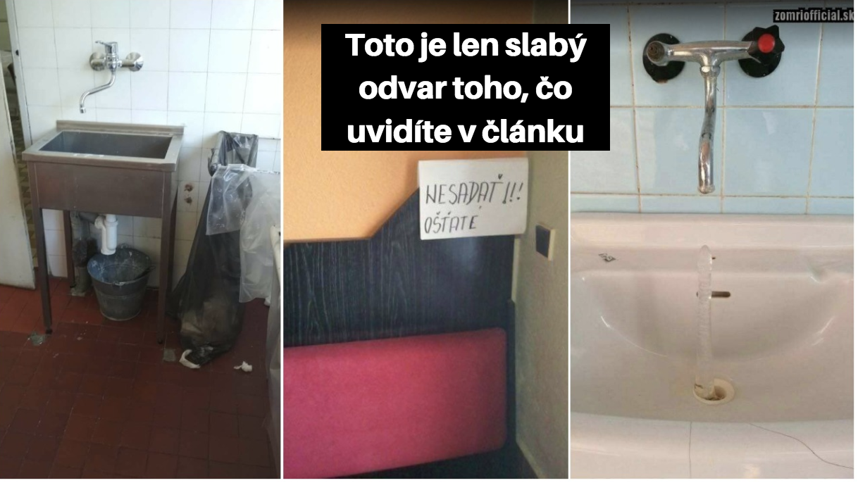 Slovenskí pacienti sa sťažuju a zverejňujú poburujúce fotografie z našich nemocníc! Toto ste ešte nevideli