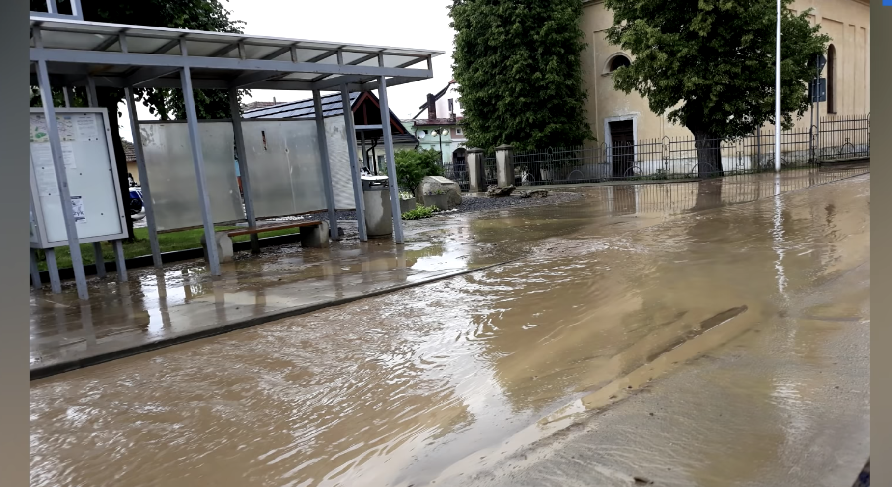 Povodne na Spiši! Silný dážd‘ vyčíňal na východnom Slovensku!
